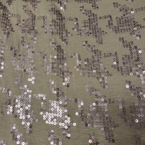 Sexy Strapless Light Taupe Glitter Dress Size S - Picture 9 of 12